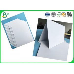 China Tear Resistant 400g -1000g Double Coated Duplex Board Glossy For Printing With White Color supplier