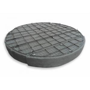 China Plastic / Stainless Steel Mesh Pad Demister Dia 100mm For Steam Tower supplier
