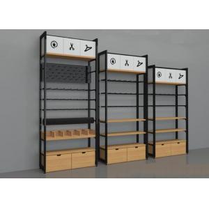 China Wall Side Retail Store Display Fixtures / Grocery Store Shelves Easy Install supplier