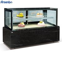 Omni Directional Cake Display Refrigerator Marble Anticorrosive
