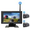 China 7-Inch Waterproof Display Screen 1/2/4CH Wireless Automatic Charging Monitoring Camera System wholesale