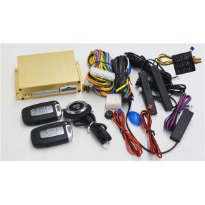 China Key Remote Car Alarm With Push Button Start , Ignition Engine Start Stop Button Kit supplier