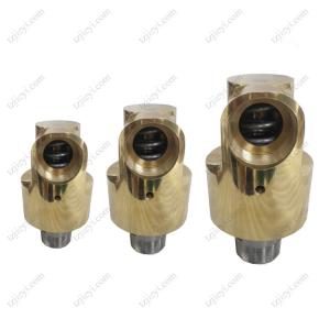 China Monoflow high speed hydraulic cooling water rotary joint thead connection supplier