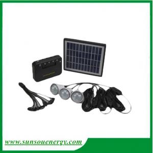 China High quality solar home lighting system, mini solar lighting kits for camping, solar power kits with phone charger supplier