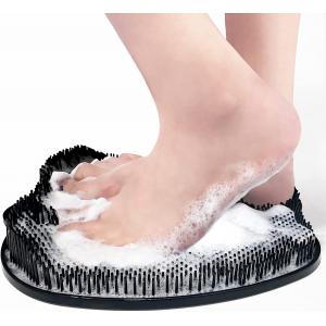 Anti Skid Practical Silicone Shower Mat Foot Massage Reusable