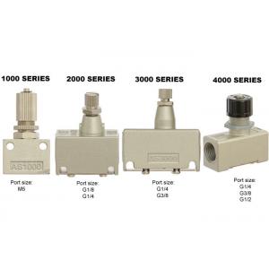 AS SMC Type One Way Pneumatic Flow Control Valve , 1670L/min G1/4" Throttle Check Valve