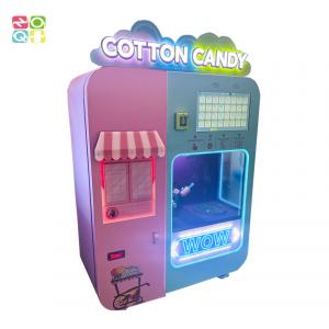 22" Touch Screen Auto Cotton Candy Vending Machine With Credit Card Payment System