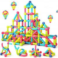 China 100PCS Magnetic Balls And Rods Set STEM Toys For Kids Toddlers on sale
