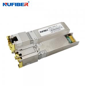 China 10GBASE-T Copper RJ45 CAT6A 30m Ethernet SFP Module supplier