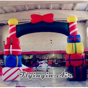 China Advertising Inflatable Christmas Arch, Inflatable Christmas Archway for Sale supplier