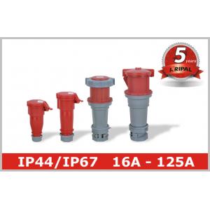China Waterproof 16 32 63 125 Amp Industrial Socket Receptacle for IEC CEE Plugs supplier
