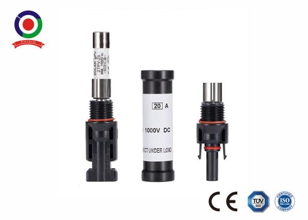 Conector de fusible solar DC1000V 30A IP67 Negro