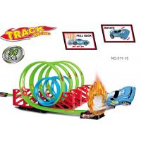 China 7 Loops 360° Flip Toy Race Car Track Sets , Race Track Toys For Boys on sale