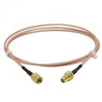 China SMA Male To SMA Female Adapter 50 Ohm With RG316 Jumper Coaxial RF Pigtail Cable on sale