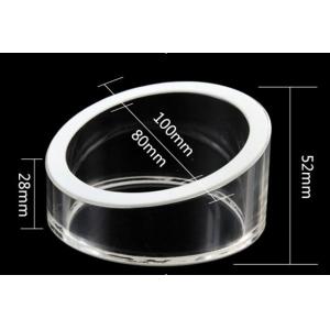 Y3 round acrylic stand with anti-slip rubber