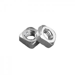 China Din 557 4 40 M3 Stainless Steel Square Nut Black Oxide supplier