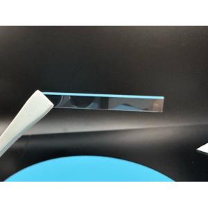 Al2O3 Single Crystal Sapphire Glass Razor Blade Medical Sharp And Polished 38x4.5x0.3mmt