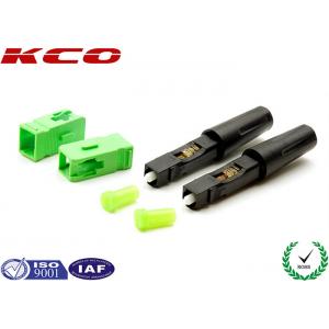 China Fiber Optic Field Assembly Connector SC / APC High Efficiency For  3.0 MM Cables supplier