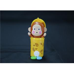 China Candy Container Plastic Monkey Figurines , Plastic Monkey Toy Small Size supplier