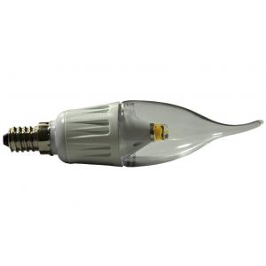 China Energy Saving 4W Dimmable LED Bulb Aluminum Cold White LED Flame Bulb Light supplier