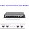 8 port 100Mbps a 1000Mbps uplink port POE Switch network of compatible network