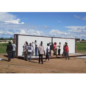 Emergency Shelter For Families, Portable Emergency Housing For Emergency Accommodation steel frame insulation