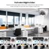 室内 4MP IP CCTV ネットワーク カメラ AI 人間 モーション ダブルライト ナイトビジョン セキュリティ カメラ ホーム IP POE CCTV ドーム カメラ