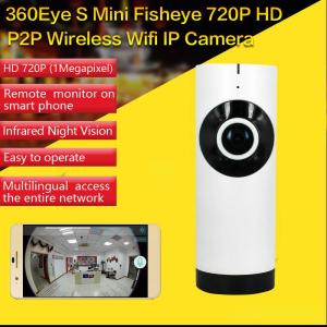 EC2 Mini 180° Panorama Camera Wireless WIFI P2P IP Night Vision Home Security Surveillance iOS/Android APP Control