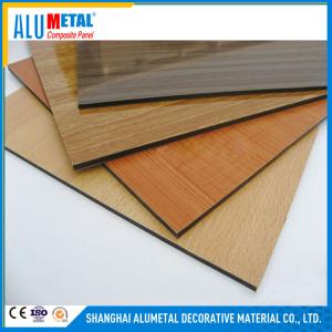 China 8mm Wooden Aluminium Alloy Composite Panel Sheet Decorative Material supplier