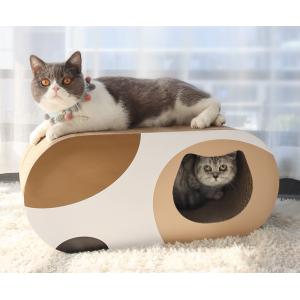 Corrugated Paper Scratch Pads Cat Play House For Indoor Cats