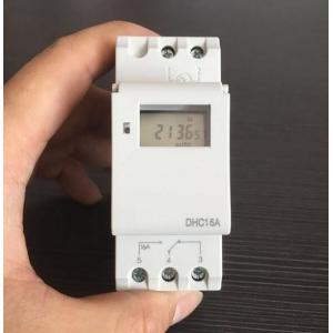 High quality DHC15 Weekly Programmable Digital Electronic Timer AHC15T 50Hz 24 Hour Digital Time Switch Din Rail Timer Switch