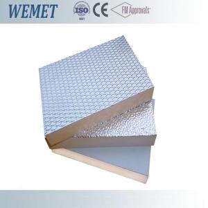 China 20MM HVAC air duct fire retardant phenolic foam insulation board with aluminum foil supplier