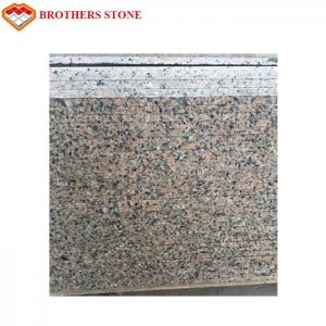 China Natural Stone Cherry Red Granite Tile For Flooring / Wall Cladding supplier