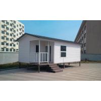 China White Eco Friendly Prefabricated Mobile Homes / Light Steel Log Mobile Homes on sale