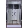 1200x800x2150mm Rectangular Shower Cabins With Bamboo Seat