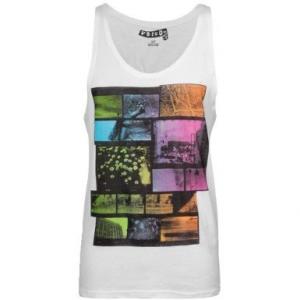 China Eco-Friendly Printed Mens Casual Tops With Sleeveless , Cotton Material supplier