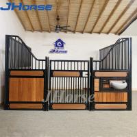 China Bottom Steel Bars 12ft Mesh Horse Stall Fronts Plastic Powder Coating on sale