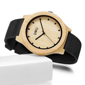 China Portable Handcrafted Original Wood Watch , Auto Date Miyota Quartz Watch supplier