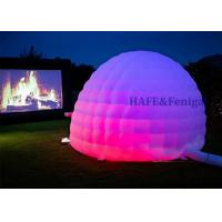 China Customization Durable Inflatable LED Dome Tent Lighting Igloo Tent Party Tent For Party on sale
