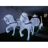 China Led christmas horse carriage cinderella carriage on sale