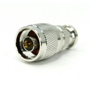 Straight N Male To BNC Female Adapter With Copper Pin / Zinc Alloy Body