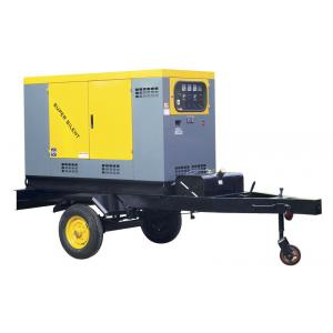 China Electric Start small diesel generator Set with Mobile Trailer supplier