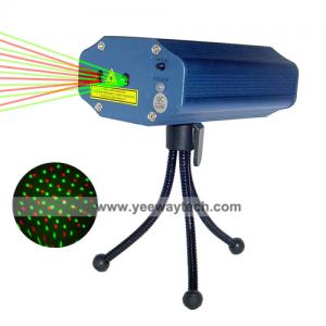 China Sound-Activated 100mw Red and 50mw Green Firefly Twinkling Mini Stage Laser Light Projector supplier