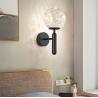 Modern Decorative Full Star Wall Lamp Black Gold for Children Bedroom Living