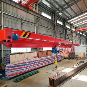 Strength Steel Monorail 10 Ton Overhead Crane Remote Control And Pendent Control