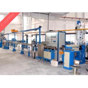China PLC Control 50Hz Copper Wire Cable Making Machine With PE Material supplier