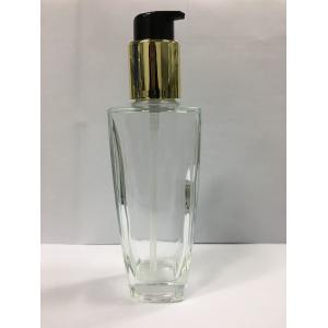 China 100ml Clear Glass Cosmetic Cream Bottles Lotion Bottles For Skin Care Serum bottle supplier
