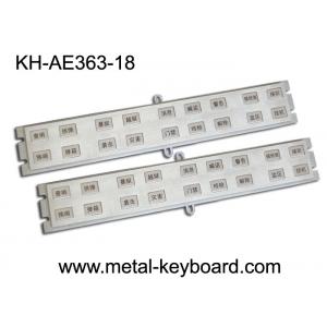China Customized 18 Keys Stainless steel Keyboard for Door Access System supplier