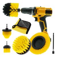China Multi Functional Brush Set For Drill Attachment Effective Cleaning Power on sale