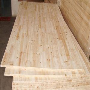 Finger Joint Solid Wood Panels 18mm Pine Furniture Board With Handle Film Faced